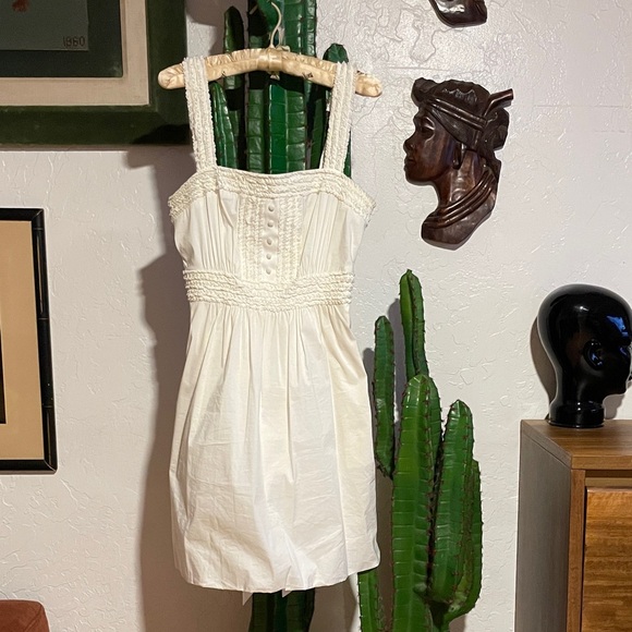 BCBGMaxAzria Tie Back Mini Balloon Dress Size XS - Picture 1 of 7